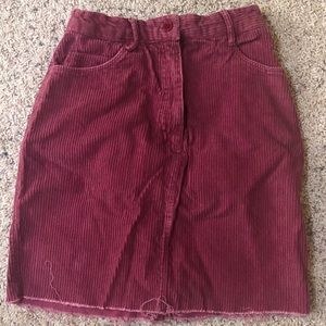 Corduroy Skirt